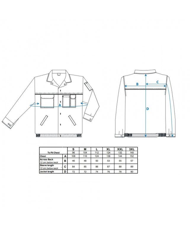 Jacheta de lucru Portwest CLASSIC WORK 2860, 65% poliester, 35% bumbac, 245g
