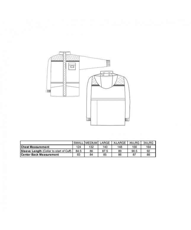 Scurta vatuita Portwest COLDSTORE CS10, pentru depozite frigorifice, -40C, 100% poliester, 300g, cu benzi reflectorizante