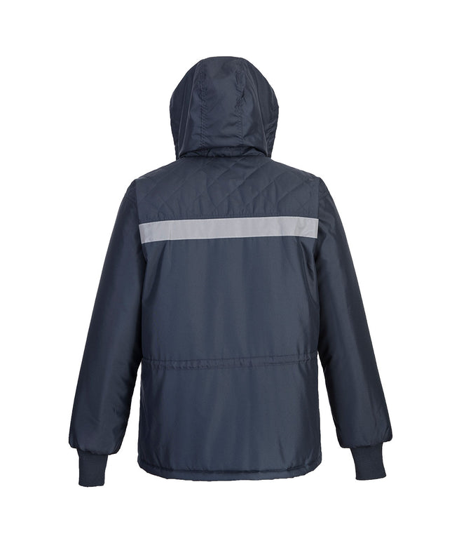 Scurta vatuita Portwest COLDSTORE CS10, pentru depozite frigorifice, -40C, 100% poliester, 300g, cu benzi reflectorizante
