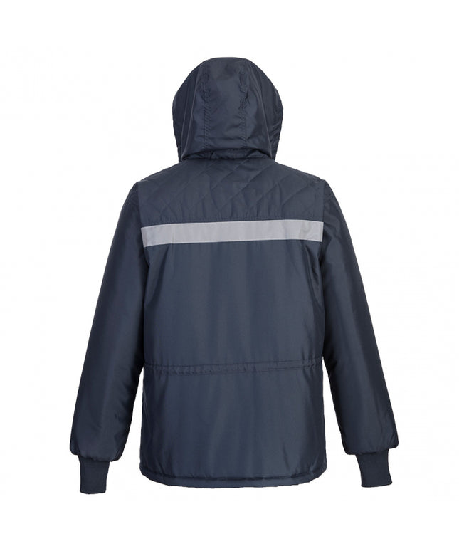 Scurta vatuita Portwest COLDSTORE CS10, pentru depozite frigorifice, -40C, 100% poliester, 300g, cu benzi reflectorizante