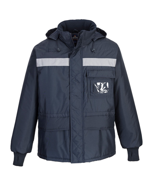 Scurta vatuita Portwest COLDSTORE CS10, pentru depozite frigorifice, -40C, 100% poliester, 300g, cu benzi reflectorizante
