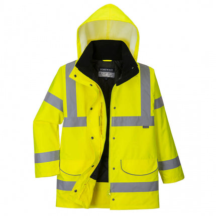 Jacheta reflectorizanta dama Portwest HIVIS TRAFFIC S360, 100% poliester, 190 gr/mp