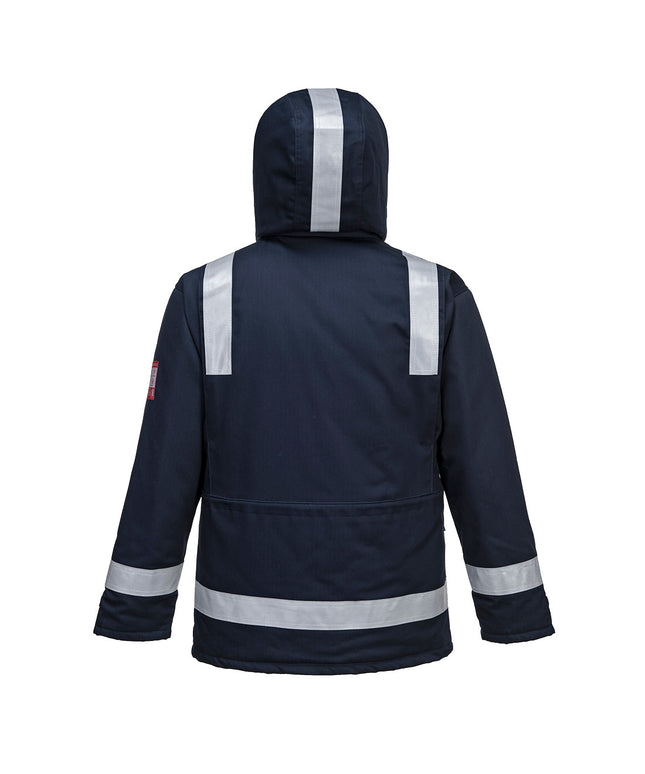Scurta de iarna vatuita ignifuga Portwest FR59, antistatica, 99% bumbac, 1% fibra de carbon, 350g