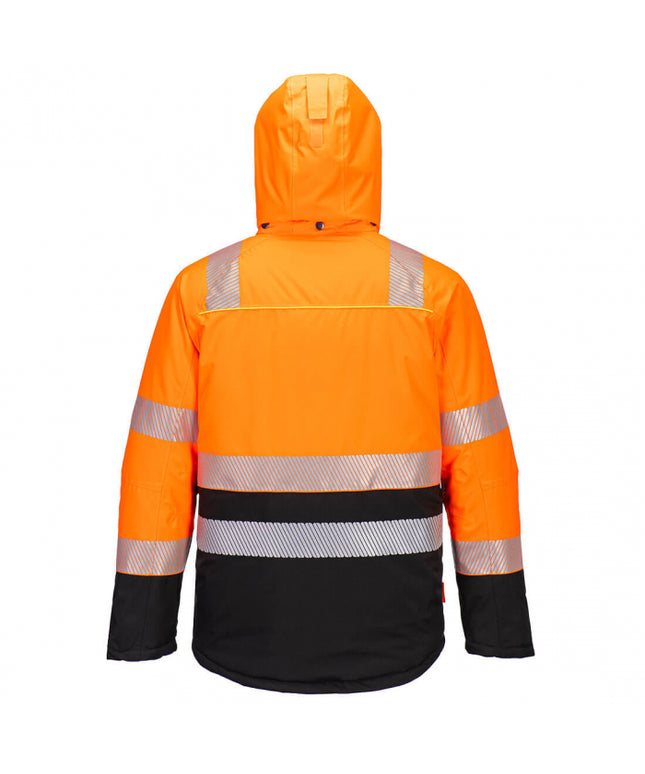 Jacheta de iarna captusita Portwest DX430 Hi-Vis Class 2, 100% poliester stretch
