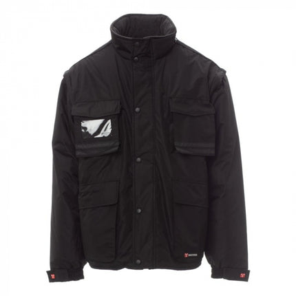 Jacheta de iarna cu benzi reflectorizante INTERCONTINENTAL, 100% poliester, 180 gr/mp