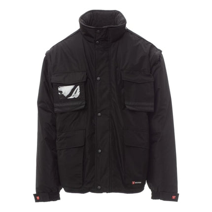 Jacheta de iarna cu benzi reflectorizante INTERCONTINENTAL, 100% poliester, 180 gr/mp