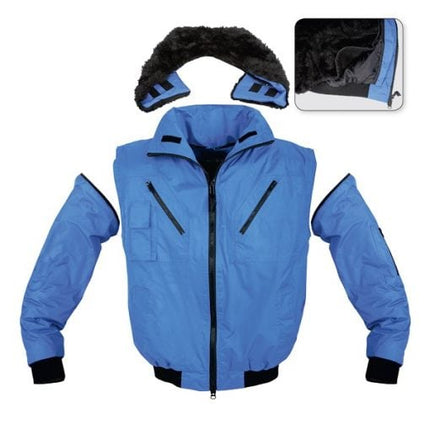 Jacheta de iarna cu maneci detasabile Renania EXFORD 2IN1, 100% poliester