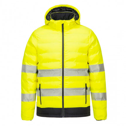 Jacheta de iarna reflectorizanta cu buton de incalzire Portwest S548, 100% poliester, 160 gr/mp