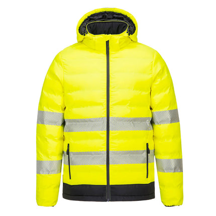 Jacheta de iarna reflectorizanta cu buton de incalzire Portwest S548, 100% poliester, 160 gr/mp