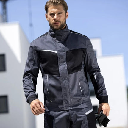 Jacheta de lucru Ardon REFIWAN, 58% bumbac, 40% poliester, 2% fibra de carbon, 220 gr/mp