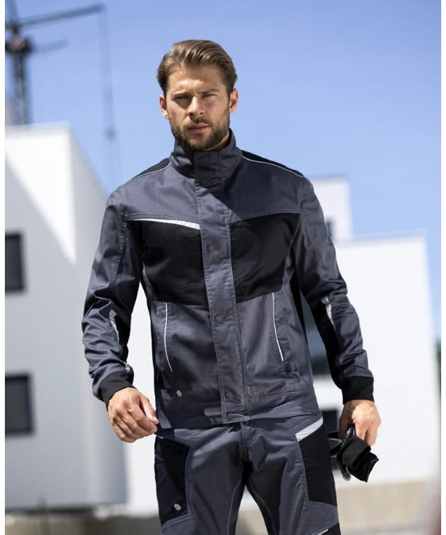 Jacheta de lucru Ardon REFIWAN, 58% bumbac, 40% poliester, 2% fibra de carbon, 220 gr/mp