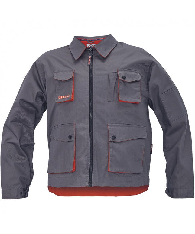 Jacheta de lucru Australian Line DESMAN, 65 % poliester 35 % bumbac 235 gr/ mp