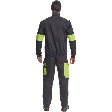 Jacheta de lucru reflectorizanta Cerva MAX VIVO REFLEX, 65% poliester, 35% bumbac, 250 gr/mp