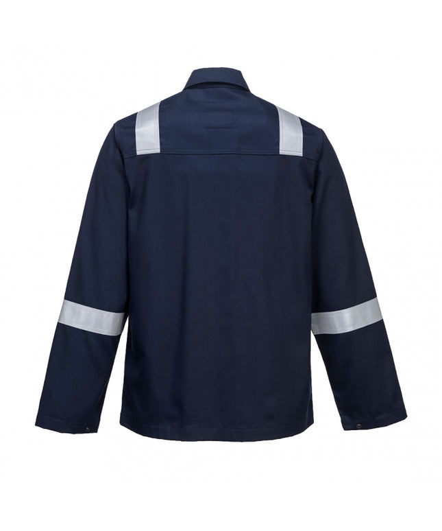 Jacheta de lucru cu benzi reflectorizante Portwest BIZWELD IONA BZ13, 100% bumbac, 330 gr/mp