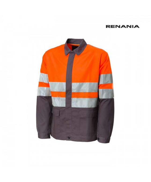Jacheta de lucru cu benzi reflectorizante Renania FLUO