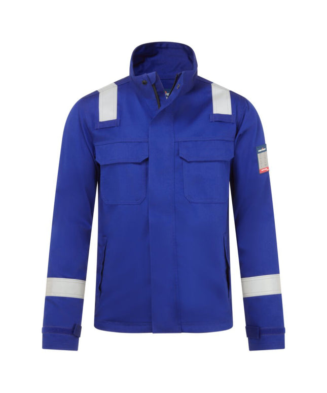 Jacheta de lucru Portwest FR609 Chemical Resistant, 9% bumbac, 1% fibra de carbon, 280gr/mp