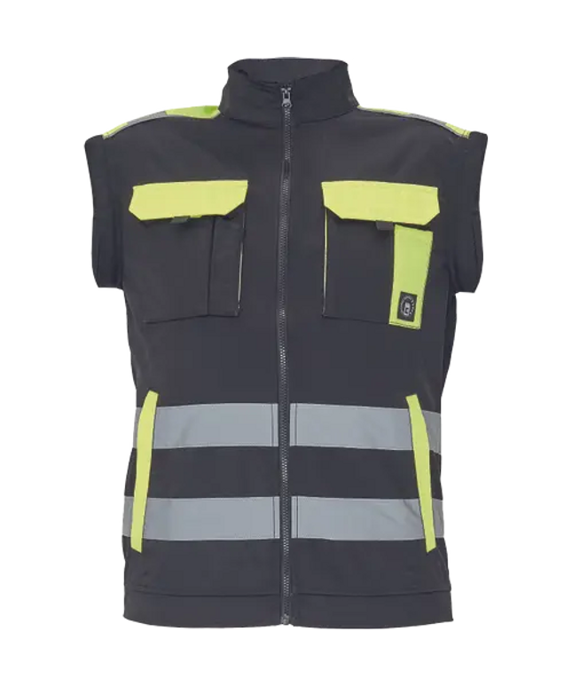 Jacheta de lucru reflectorizanta Cerva MAX VIVO REFLEX, 65% poliester, 35% bumbac, 250 gr/mp