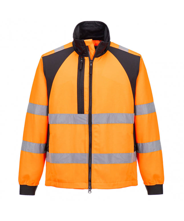 Jacheta de lucru reflectorizanta, impermeabila Portwest CD861, 65% poliester, 35% bumbac, 245 gr/mp