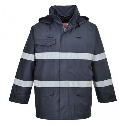 Scurta vatuita de iarna ignifuga reflectorizanta Portwest BIZFLAME S770, protectie multipla, antistatica, 98% poliester, 2% fibra de carbon, 250g