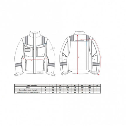 Jacheta de protectie ignifuga Portwest WORK FR602 WX3, 60% modacrilic, 39% bumbac, 1% fibre carbon, 280g