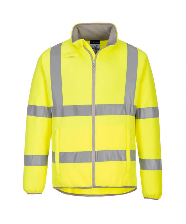 Jacheta fleece reflectorizanta Portwest ECO EC70, 100% poliester reciclat, 270 gr/mp