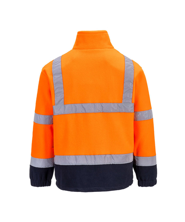 Jacheta Fleece reflectorizanta Portwest F301 PW Hi-Vis Contrast 100% poliester, 300 gr/mp