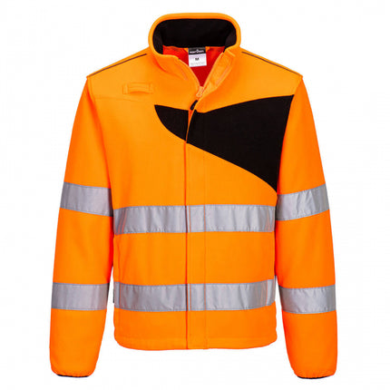 Jacheta fleece reflectorizanta Portwest PW274, fleece 100% poliester, 250 gr/mp