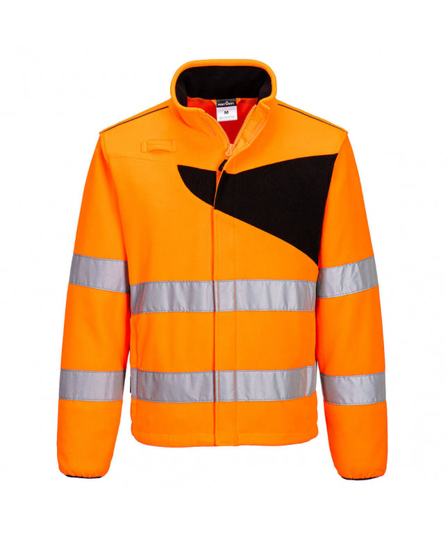 Jacheta fleece reflectorizanta Portwest PW274, fleece 100% poliester, 250 gr/mp