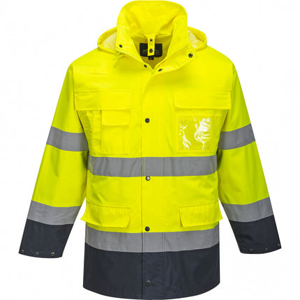 Scurta vatuita de iarna reflectorizanta Portwest HIVIS LITE 3IN1 S162, 100% poliester, 200 gr/mp