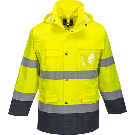 Scurta vatuita de iarna reflectorizanta Portwest HIVIS LITE 3IN1 S162, 100% poliester, 200 gr/mp