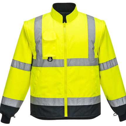Scurta de iarna reflectorizanta Portwest CONTRAST TRAFFIC 7IN1 S426, 100% poliester, 190 gr/mp