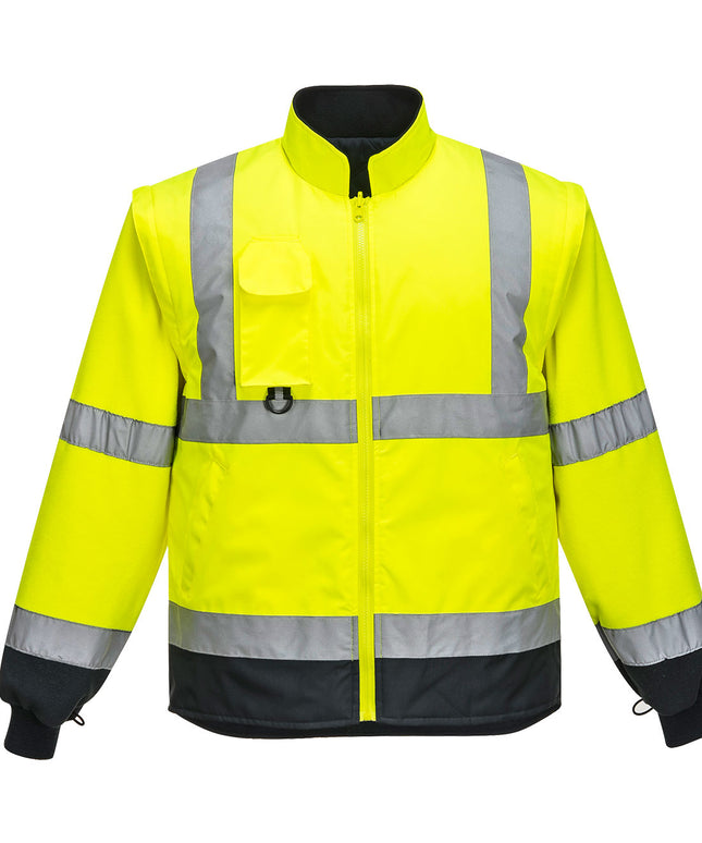 Scurta de iarna reflectorizanta Portwest CONTRAST TRAFFIC 7IN1 S426, 100% poliester, 190 gr/mp