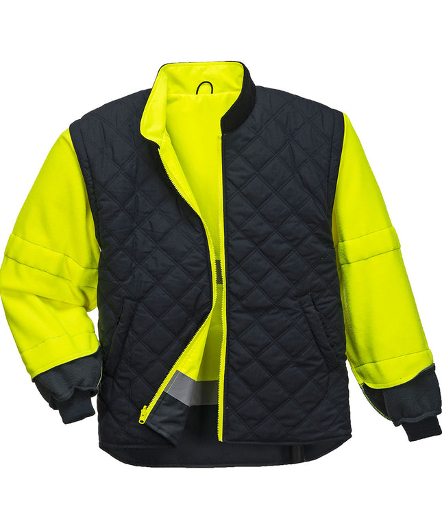 Scurta de iarna reflectorizanta Portwest CONTRAST TRAFFIC 7IN1 S426, 100% poliester, 190 gr/mp