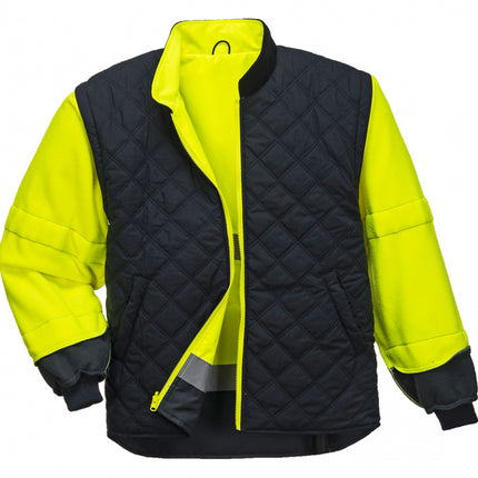 Scurta de iarna reflectorizanta Portwest CONTRAST TRAFFIC 7IN1 S426, 100% poliester, 190 gr/mp