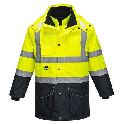 Scurta de iarna reflectorizanta Portwest CONTRAST TRAFFIC 7IN1 S426, 100% poliester, 190 gr/mp