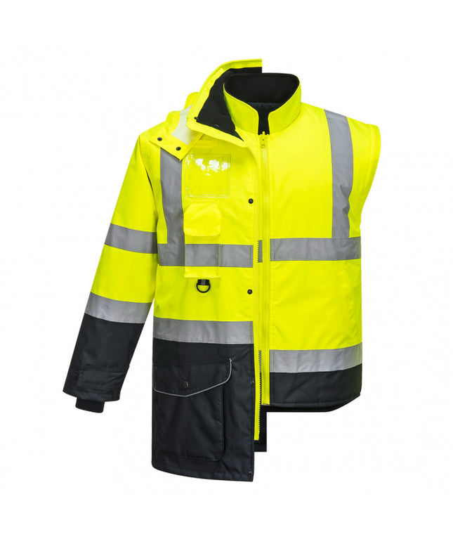 Scurta de iarna reflectorizanta Portwest CONTRAST TRAFFIC 7IN1 S426, 100% poliester, 190 gr/mp