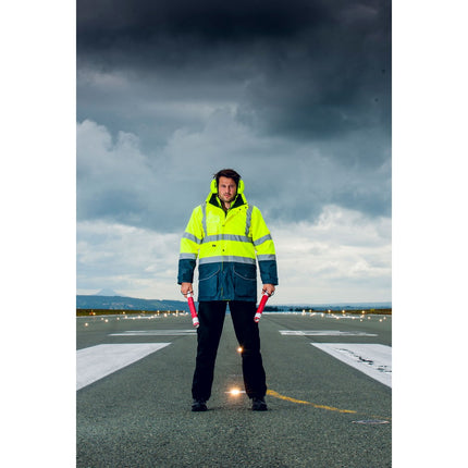 Scurta de iarna reflectorizanta Portwest CONTRAST TRAFFIC 7IN1 S426, 100% poliester, 190 gr/mp