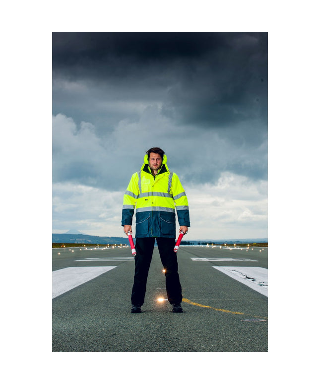 Scurta de iarna reflectorizanta Portwest CONTRAST TRAFFIC 7IN1 S426, 100% poliester, 190 gr/mp