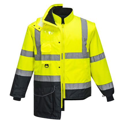 Scurta de iarna reflectorizanta Portwest CONTRAST TRAFFIC 7IN1 S426, 100% poliester, 190 gr/mp