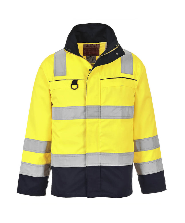 Jacheta reflectorizanta ignifuga Portwest MULTI-NORM FR61, 99% bumbac, 1% fibra de carbon, 345g