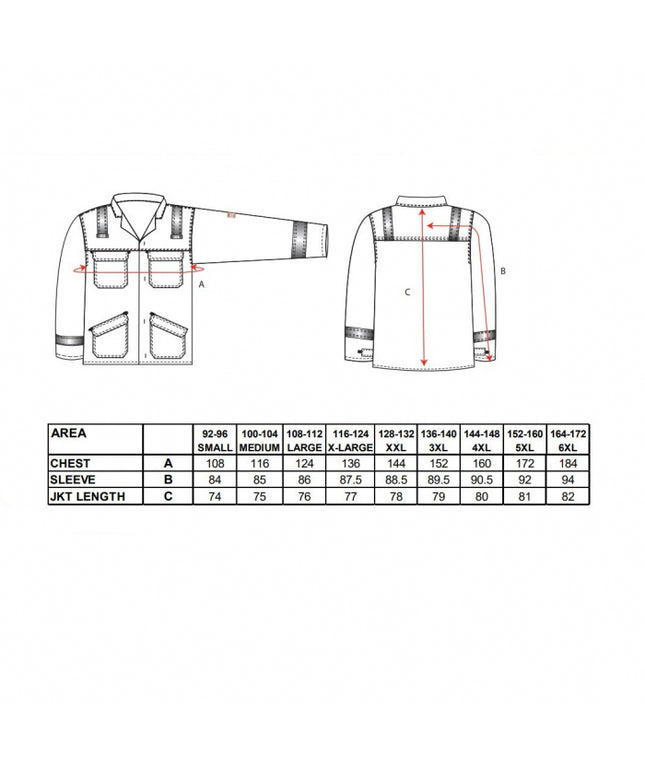 Jacheta ignifuga Portwest BIFLAME PLUS FR25, 99% bumbac, 1% fibra de carbon, 350g
