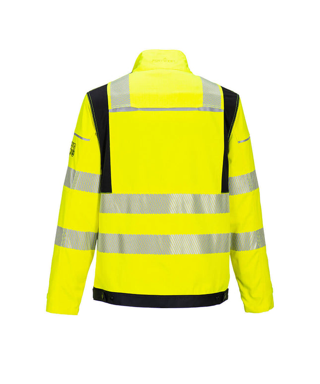 Jacheta ignifuga reflectorizanta Portwest FR714, 60% modacrilic, 39% bumbac, 1% fibre carbon, 280 gr/mp