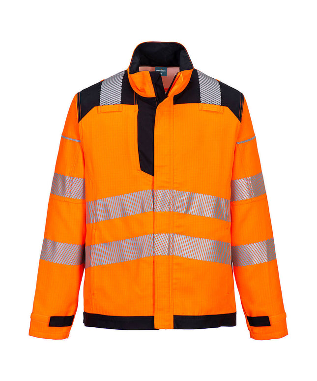 Jacheta ignifuga reflectorizanta Portwest FR722, 61% modacrilic, 18% viscoza, 15% poliester, 5% aramid, 1% fibra carbon, 300 gr/mp- REAPROV 07.06