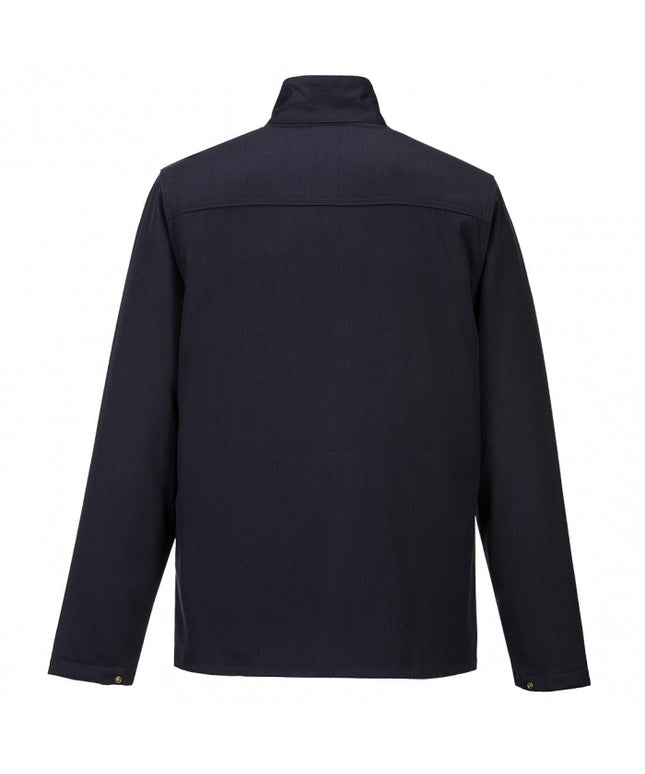 Jacheta ignifugata de sudura Portwest FR65, 43% bumbac, 30% viscoza, 20% acrilic, 6% para aramida, 1% fibra de carbon, 360 gr/mp