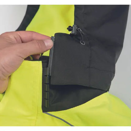 Jacheta impermeabila cu benzi reflectorizante Cerva KNOXFIELD PROFI, 100% poliester