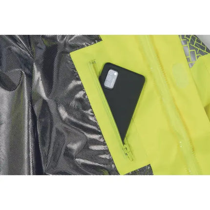 Jacheta impermeabila cu benzi reflectorizante Cerva KNOXFIELD PROFI, 100% poliester