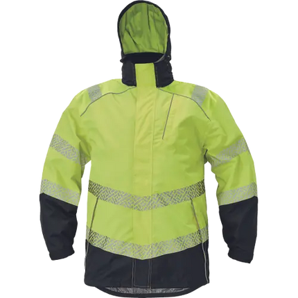 Jacheta impermeabila cu benzi reflectorizante Cerva KNOXFIELD PROFI, 100% poliester