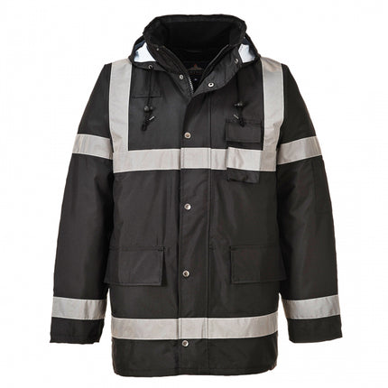 Scurta de iarna vatuita Portwest IONA LITE S433, cu benzi reflectorizante, 100% poliester, 190g