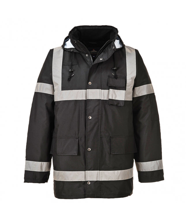 Scurta de iarna vatuita Portwest IONA LITE S433, cu benzi reflectorizante, 100% poliester, 190g