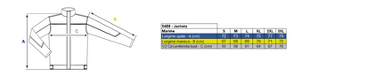 Jacheta matlasata cu gluga fixa Renania RENFIT, 100% nailon